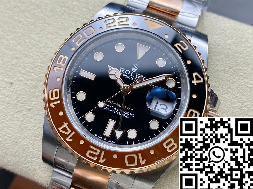 Clean Rose II Rolex M126711chnr-0002 Master GMT Factory Gold 1026